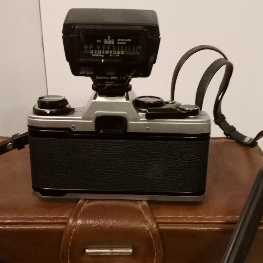 Vintage Olympus Camera & Complete Accessories Estate Sale